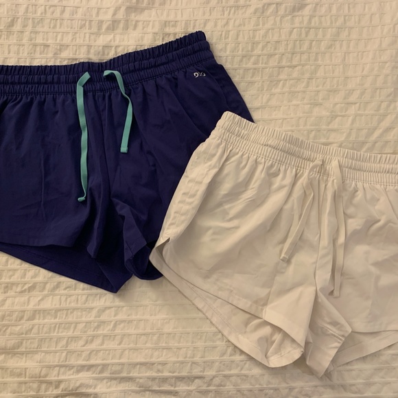 2 pair Size Small athletic shorts, NEW, Blue and White - Picture 7 of 8